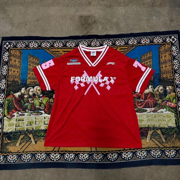 formula 1 Other - Formula 1 jersey tshirt Size xxl red white jersey baggy oversized cars f1 racing